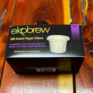 100 Count Paper Filters - White